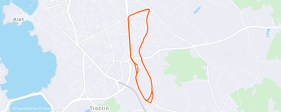 Map of the activity, 26/12/25 Tempo du midi