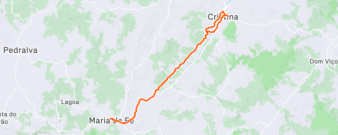 Карта физической активности (Trilh do Anil - 2025)