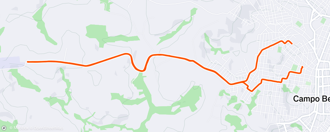 Karte der Aktivität „Pedalada de mountain bike matinal”