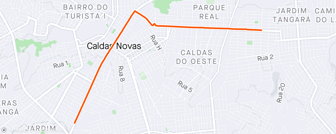 「Girinho por Caldas novas」活動的地圖