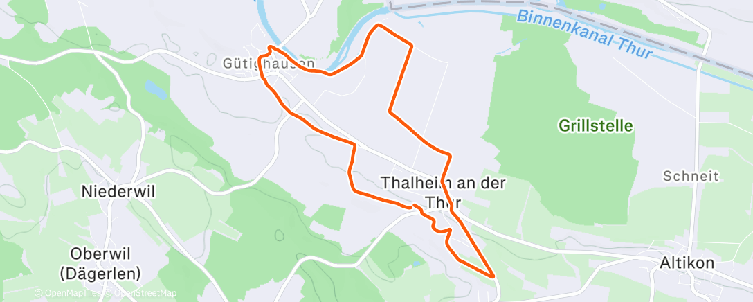 Карта физической активности (Blind Jog @ Vivien gemütlich GA1)