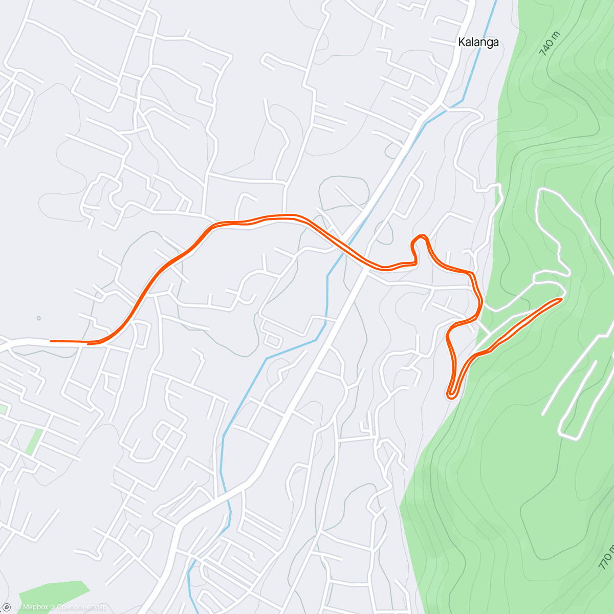 Map of the activity, Road to mukteshwar HM Day-5