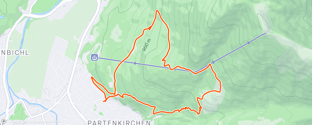 Kaart van de activiteit “Morning Trail Run”
