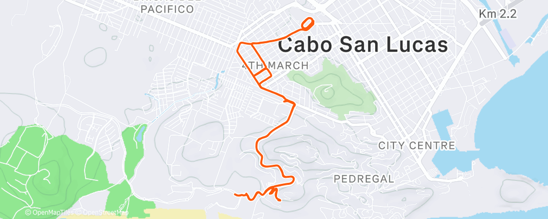 アクティビティ「Morning Run」の地図