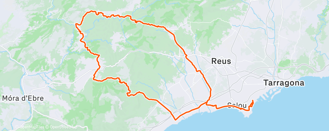 Map of the activity, Spananien 2