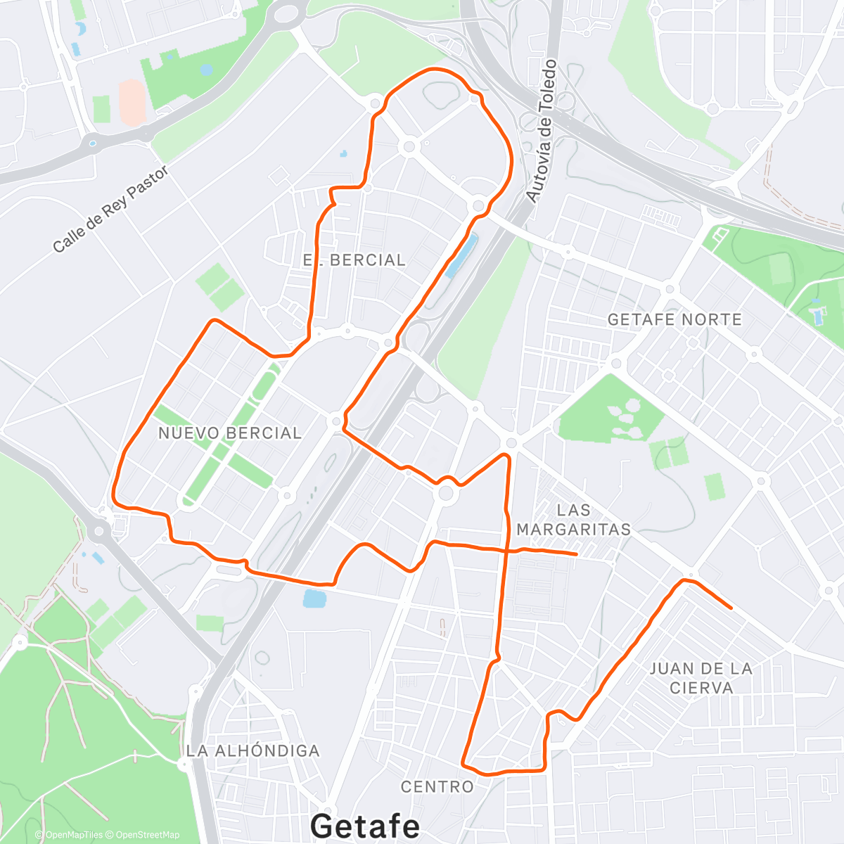 Map of the activity, navidad 25