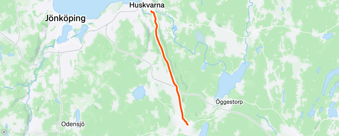 Map of the activity, Afternoon Ride