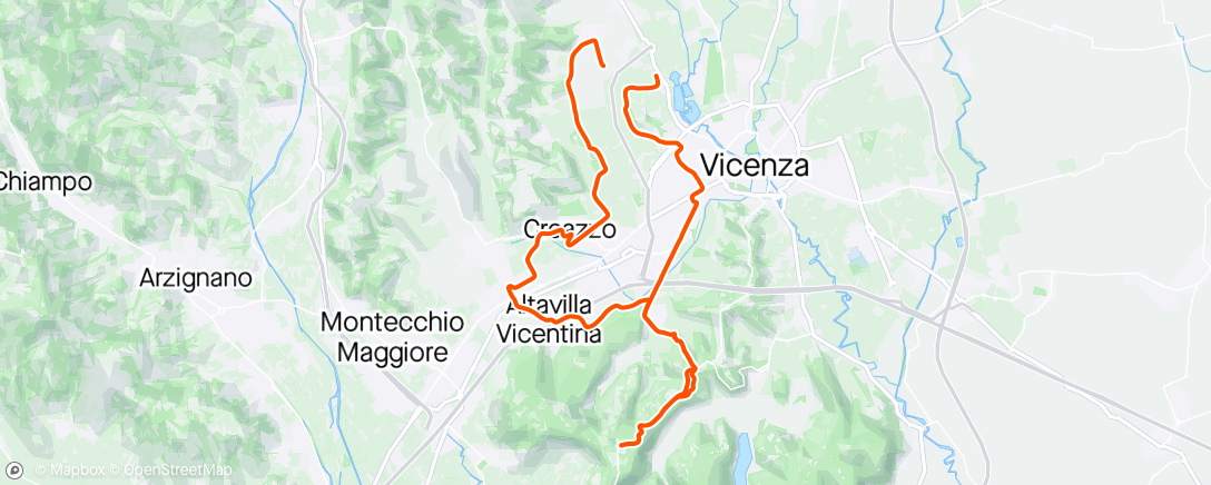 Map of the activity, Prova ginocchio