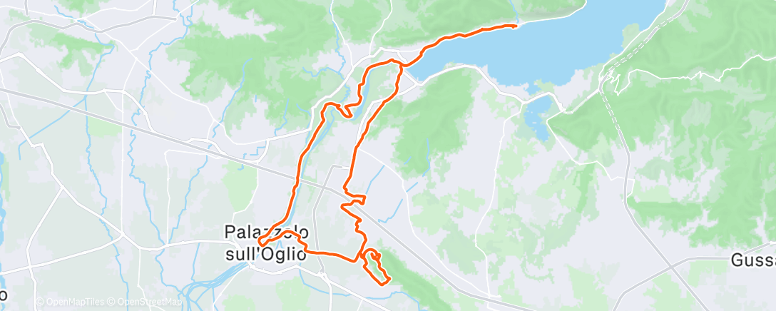 Map of the activity, Утренний велозаезд