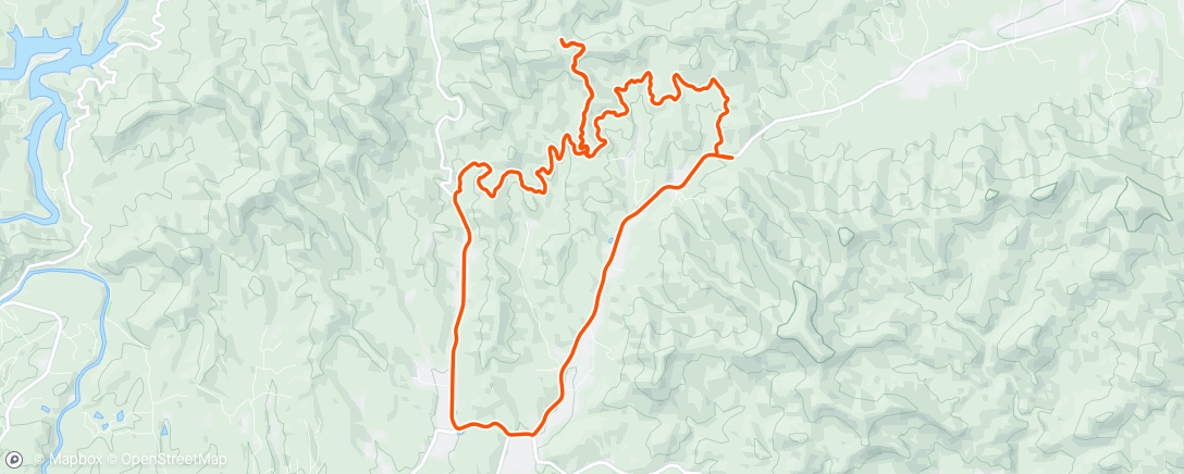Map of the activity, Morning Ride