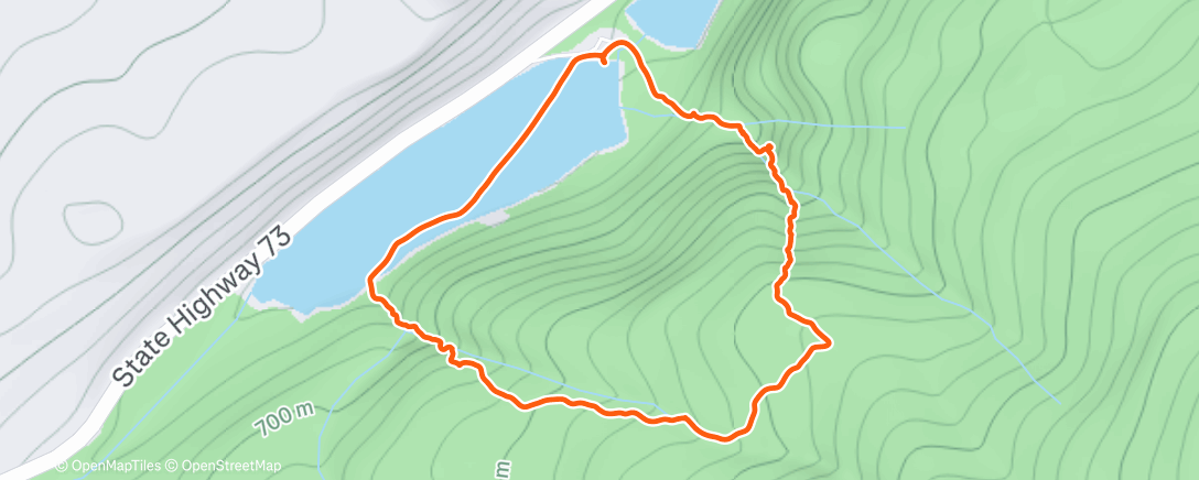 Map of the activity, Hike Deeez