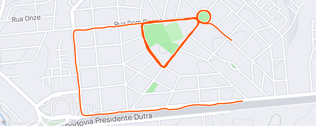 「Giro noturno no bairro...
Desafio Corrida no Ar... 149/366」活動的地圖
