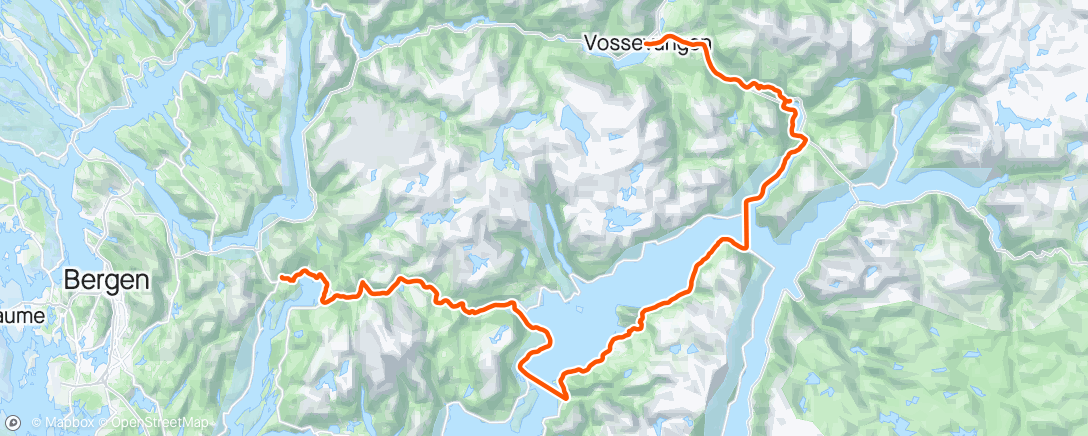 Mapa da atividade, Voss-Hisdal