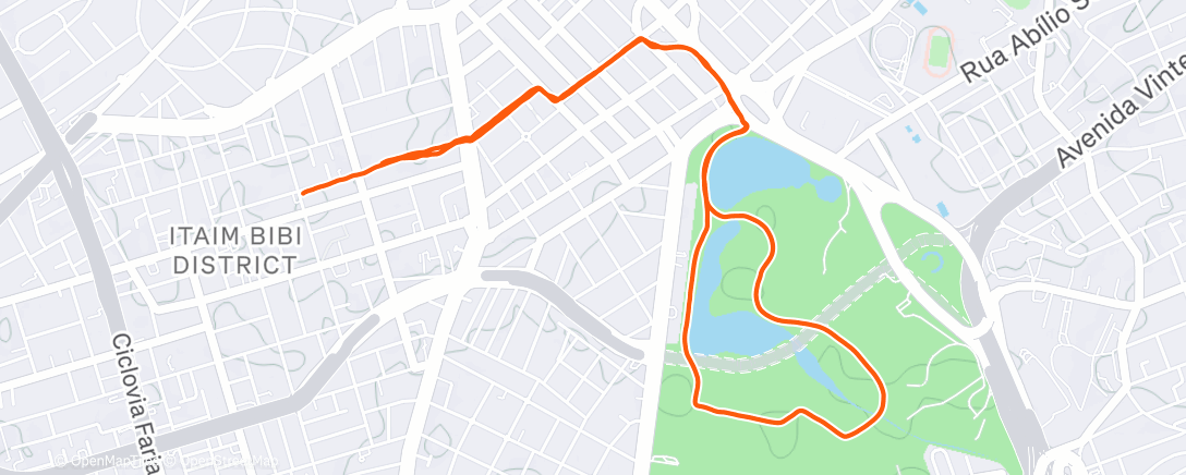 Карта физической активности (朝のランニング)