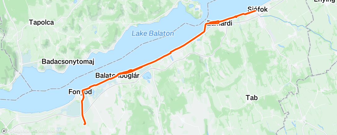 Map of the activity, Morning Ride