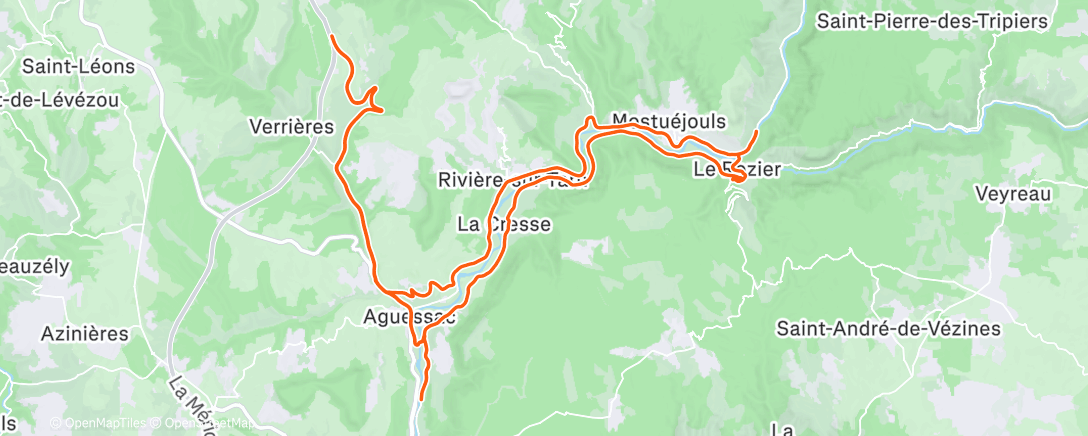 Map of the activity, Le retour du spot hivernal