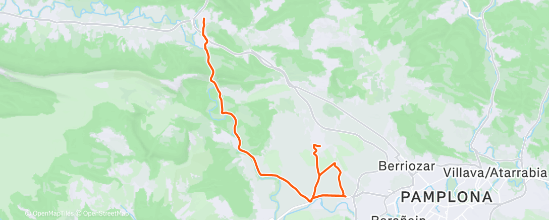 Карта физической активности (Morning Ride)