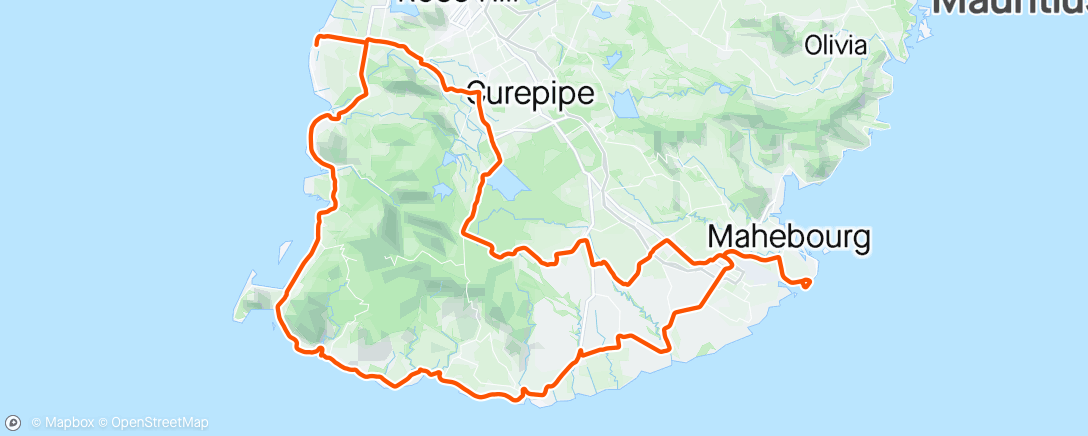 Karte der Aktivität „Küstenstraße raus”