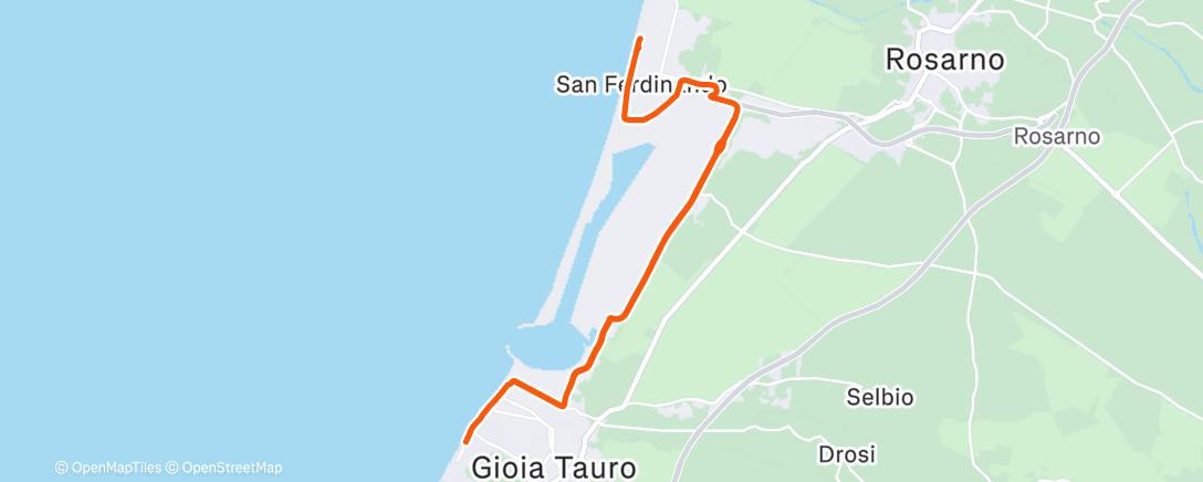 Карта физической активности (Corsa mattutina)