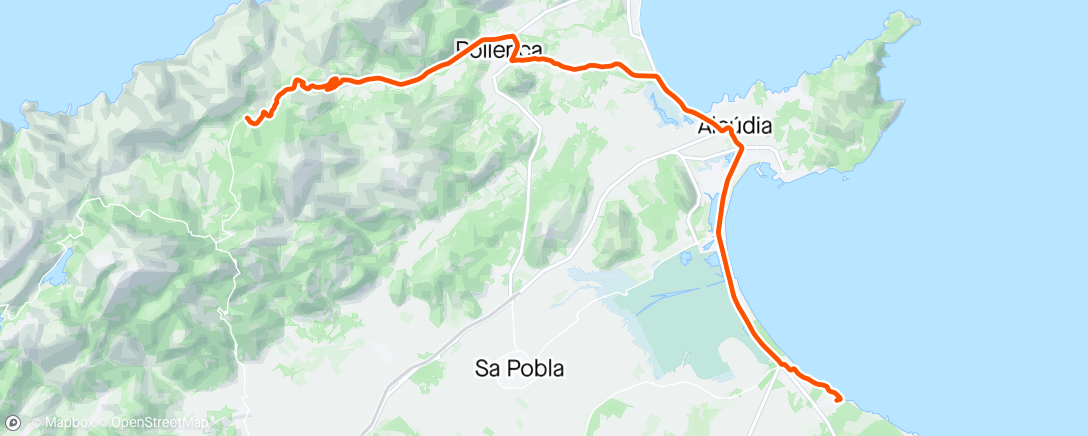 Map of the activity, Soller - del 2