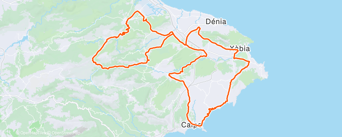 Mappa dell'attività Morning Ride