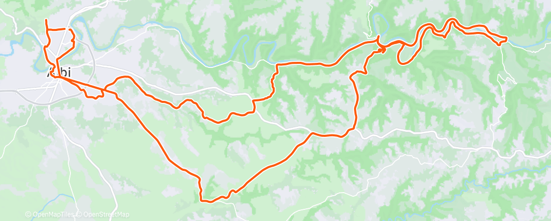 Map of the activity, 40-50-60-80 😇