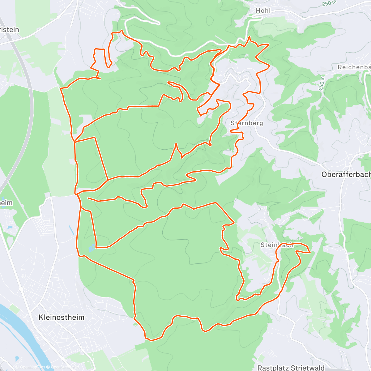 Карта физической активности (Schluchthof Jahresabschluss Marathon 2025)