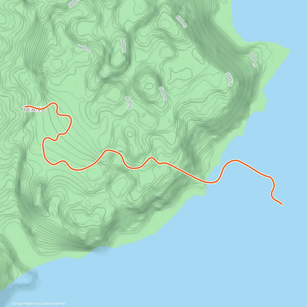Map of the activity, Zwift - Watopia