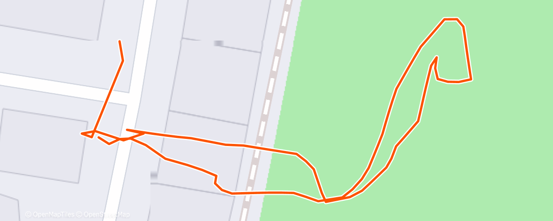 Map of the activity, My Tractive dog walk with Hana