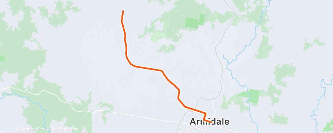 Map of the activity, Morning Ride