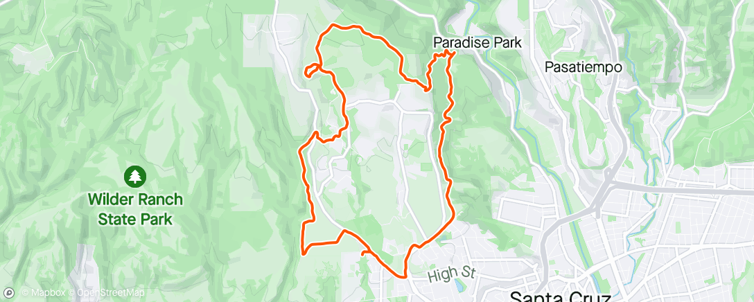 Map of the activity, Poison oak obstacle course