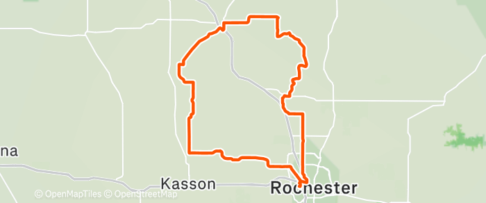 Route map for Saturday Group Ride - 6/13