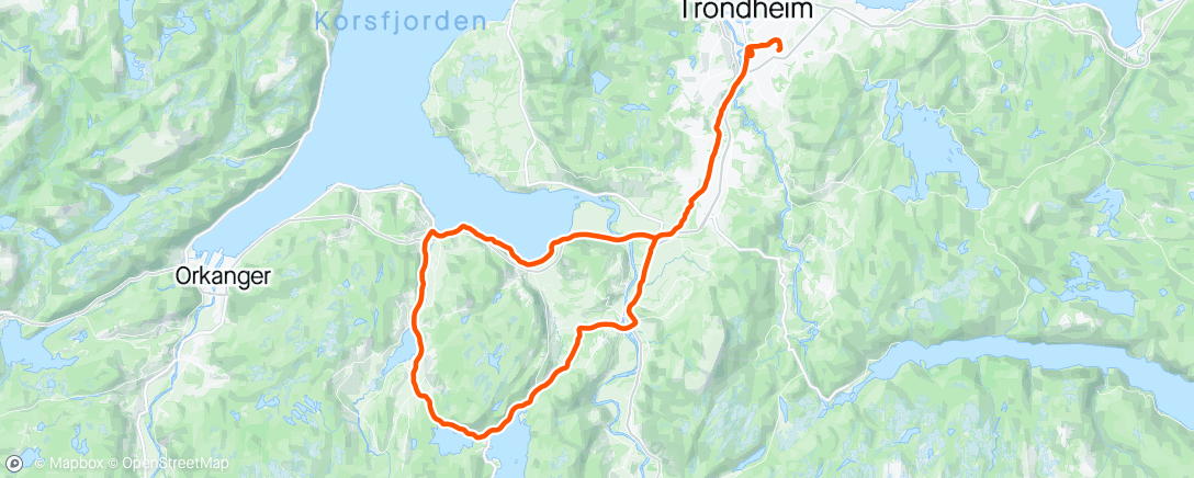 Mappa dell'attività Søndagstur