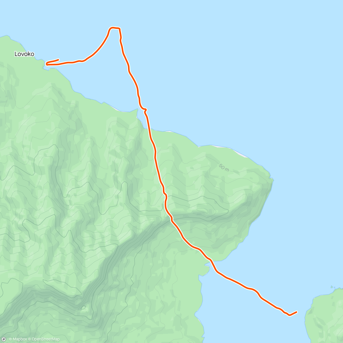 Mapa de la actividad (Zwift - Climb Portal - Volcano in Watopia)