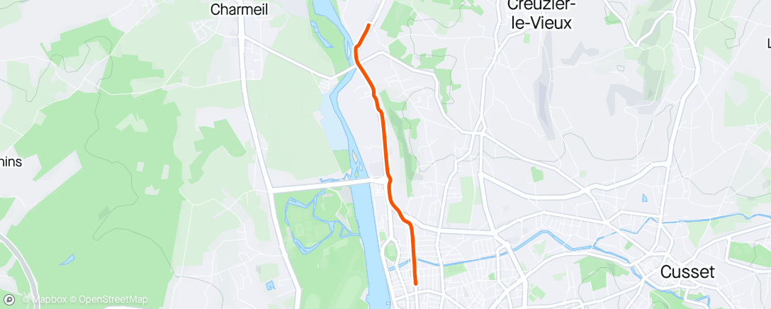 Mappa dell'attività Sortie vélo dans l'après-midi