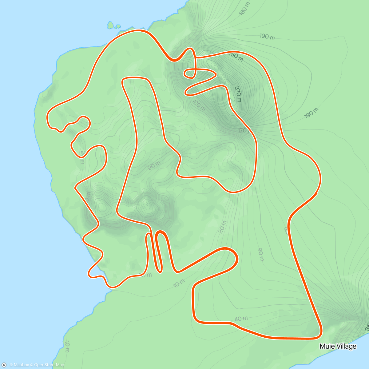 Map of the activity, Zwift - Elevate and Escalate in Watopia