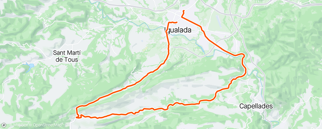 Map of the activity, Vuelta a Carme ctt 32
