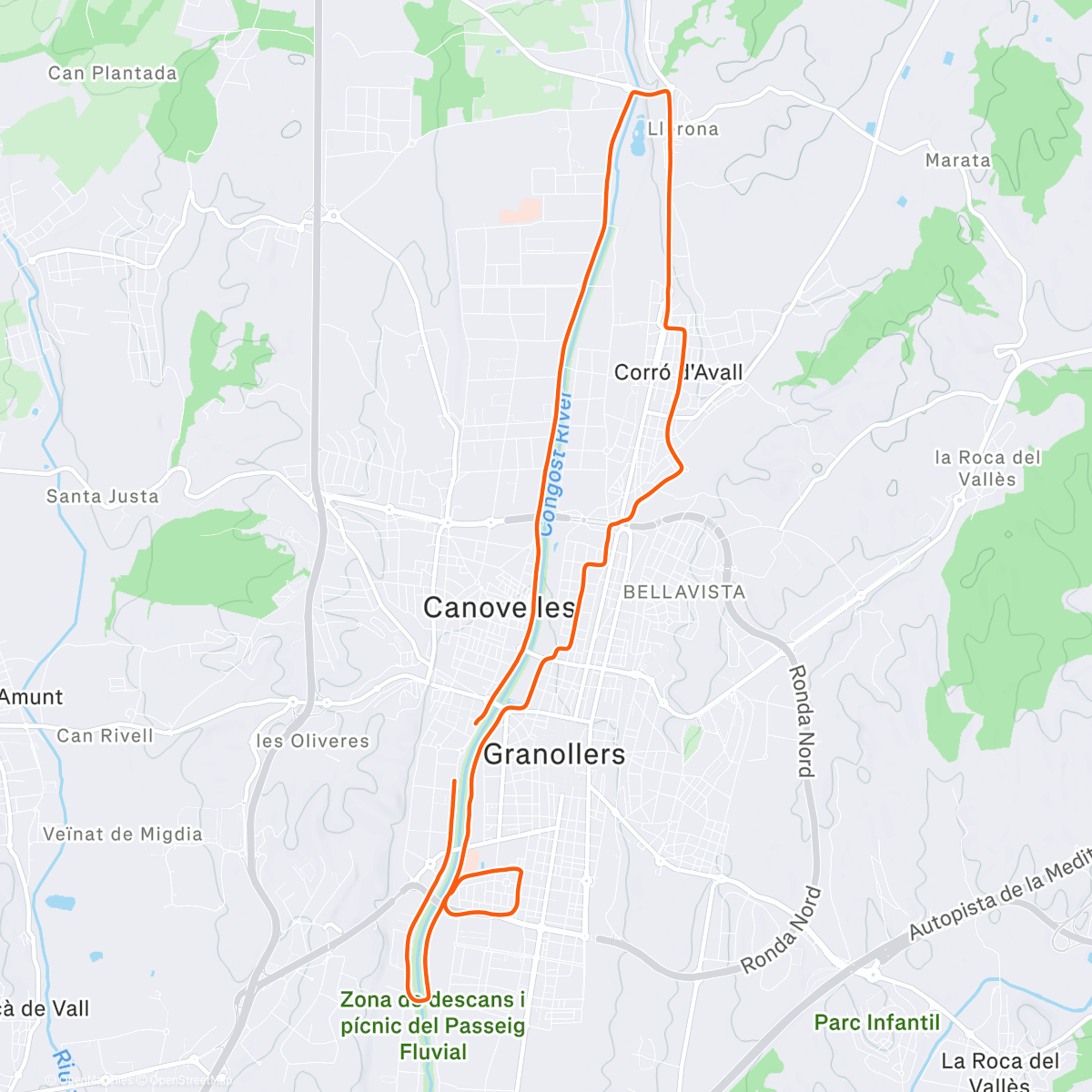 Map of the activity, Gabinator!!!