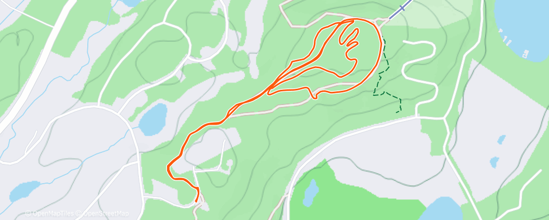 Карта физической активности (Afternoon Fat Bike Ride)