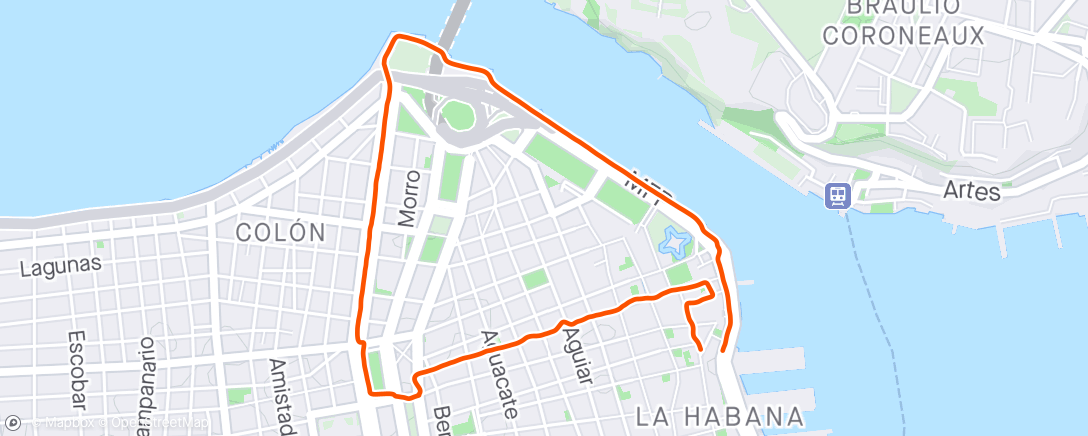 Карта физической активности (Old Havana)