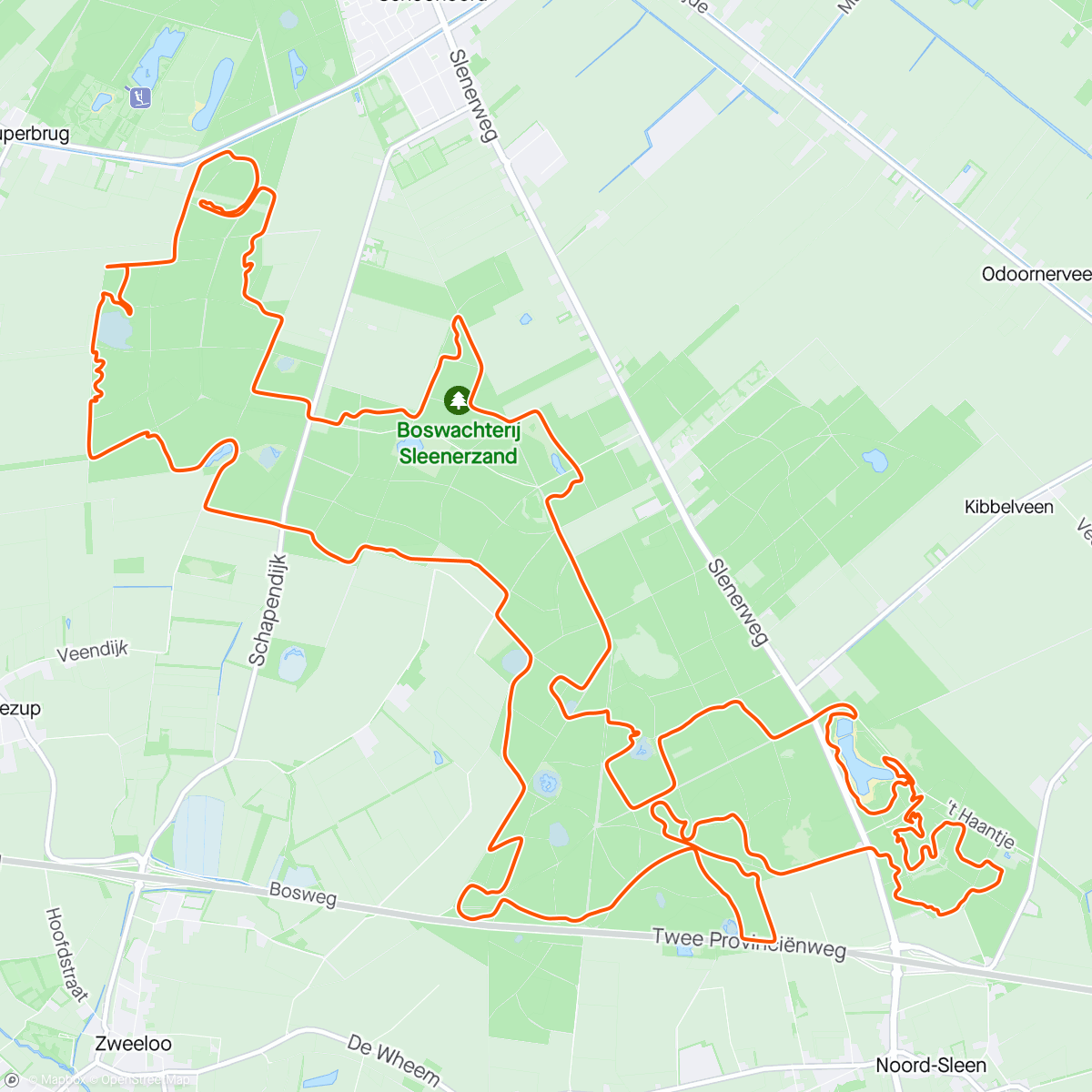 Map of the activity, Mountainbike ronde 🚴🏼‍♀️