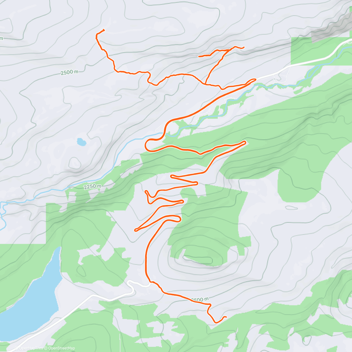 Map of the activity, Controlled Burn