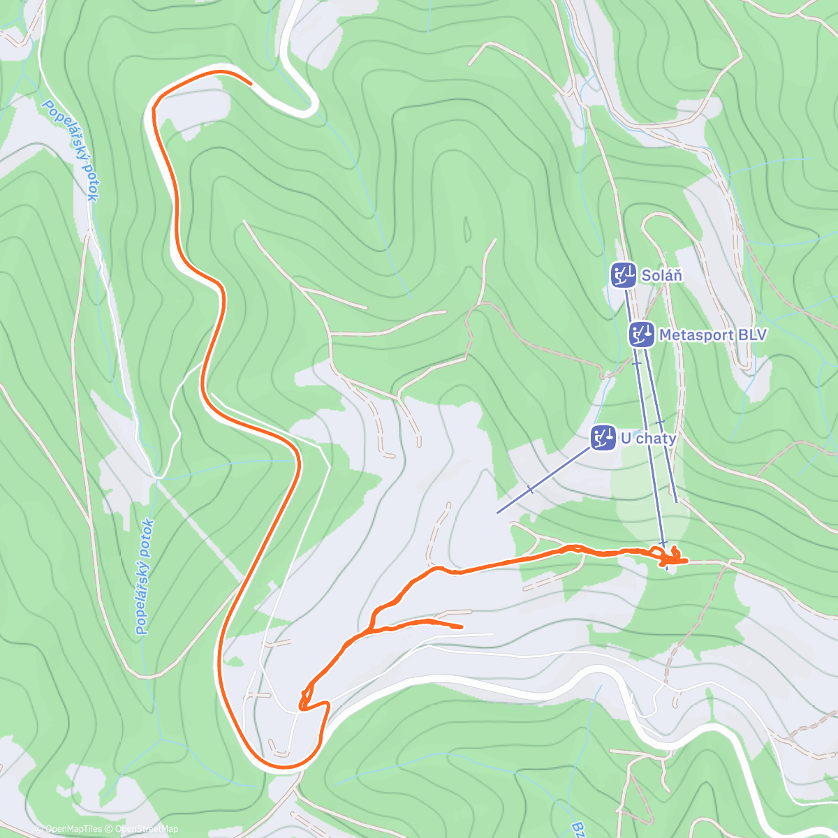 Map of the activity, Family Walk