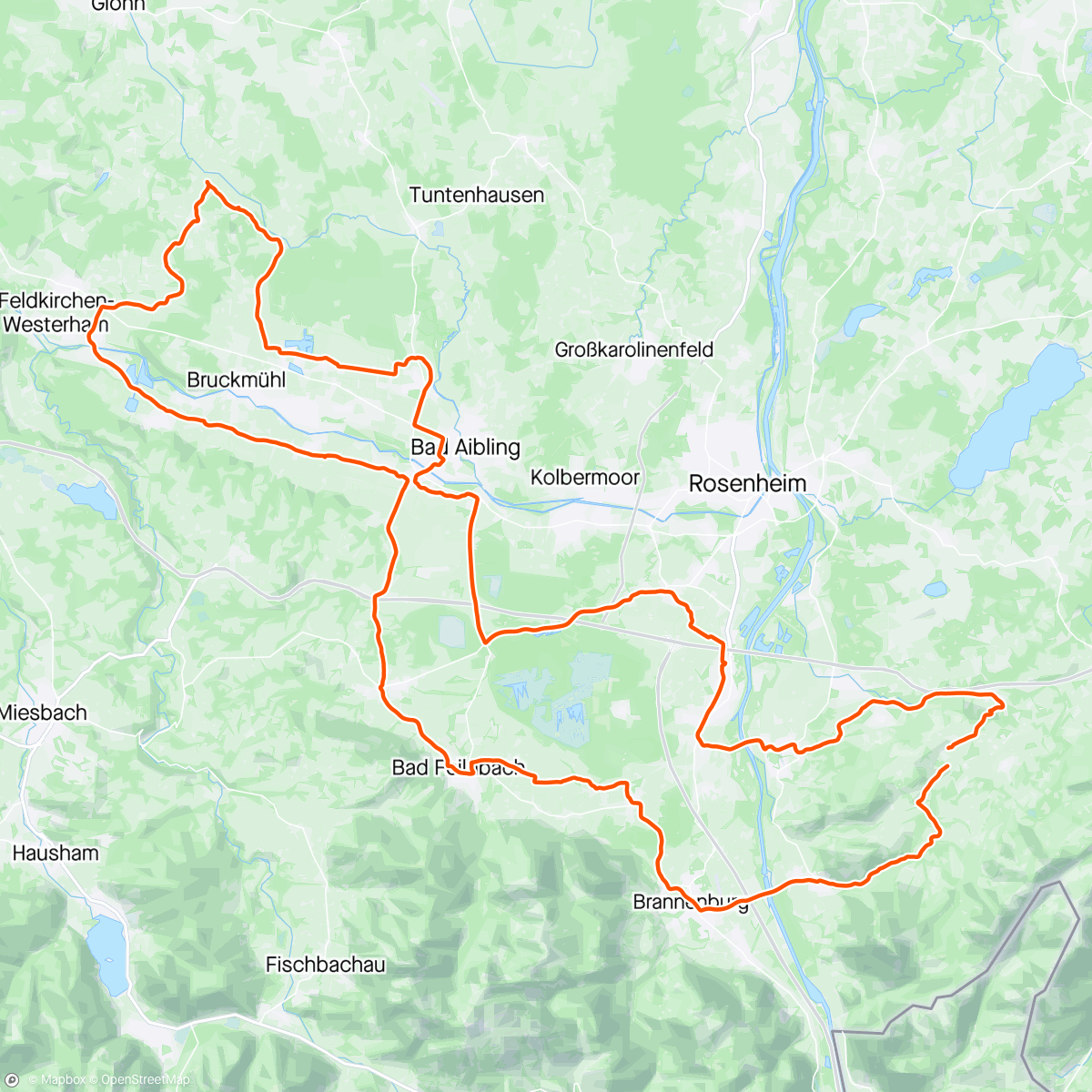 Map of the activity, As my bikes are still on the way back from Hamburg took out the white beauty