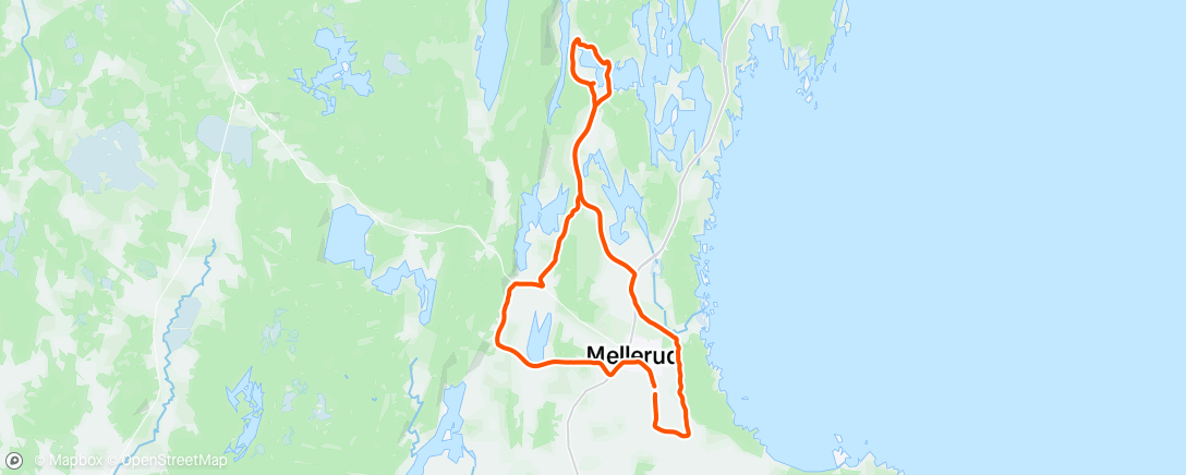 Map of the activity, Morning Ride