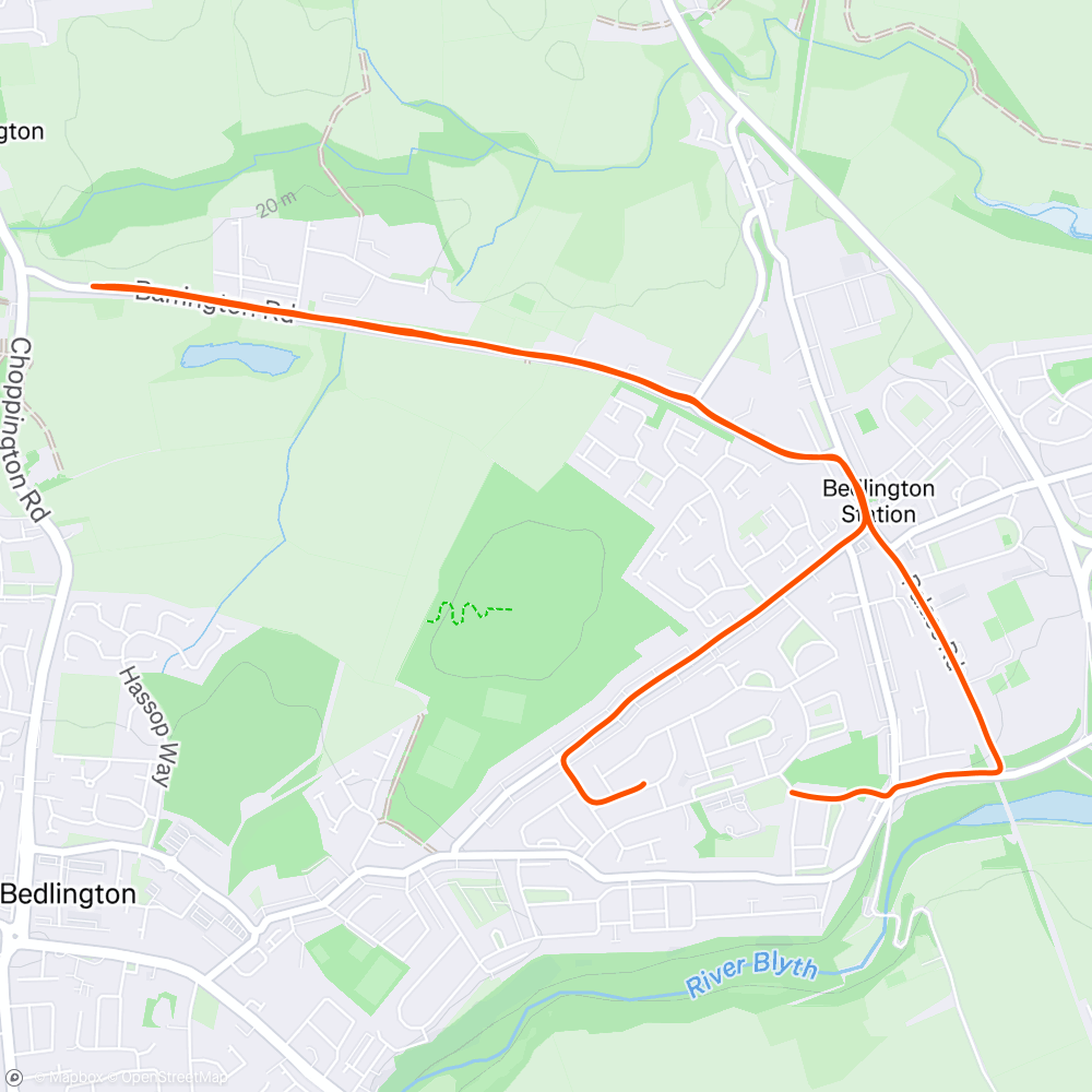 Map of the activity