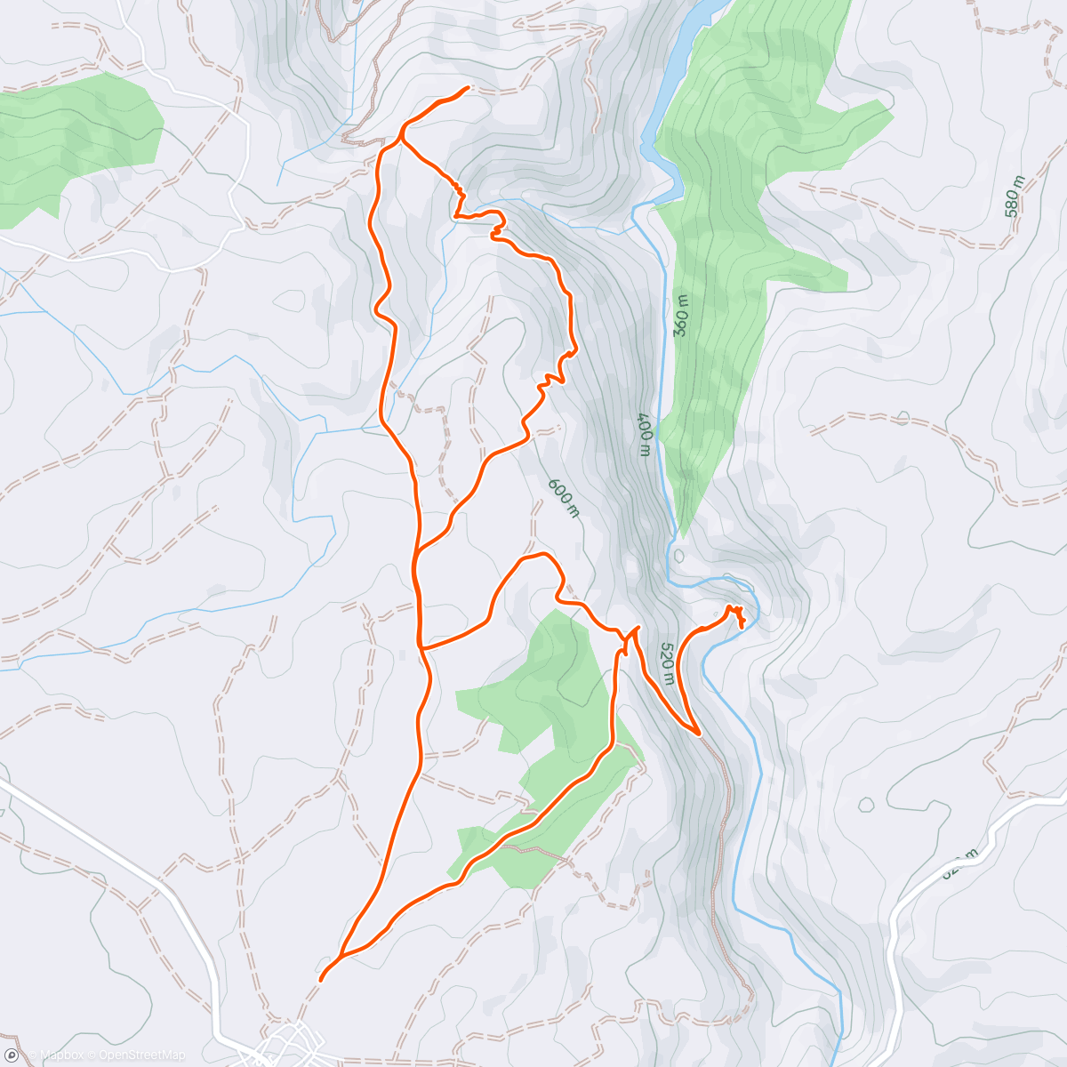 Map of the activity, Masueco - Pozo de los Humos - Cascada del Pinero