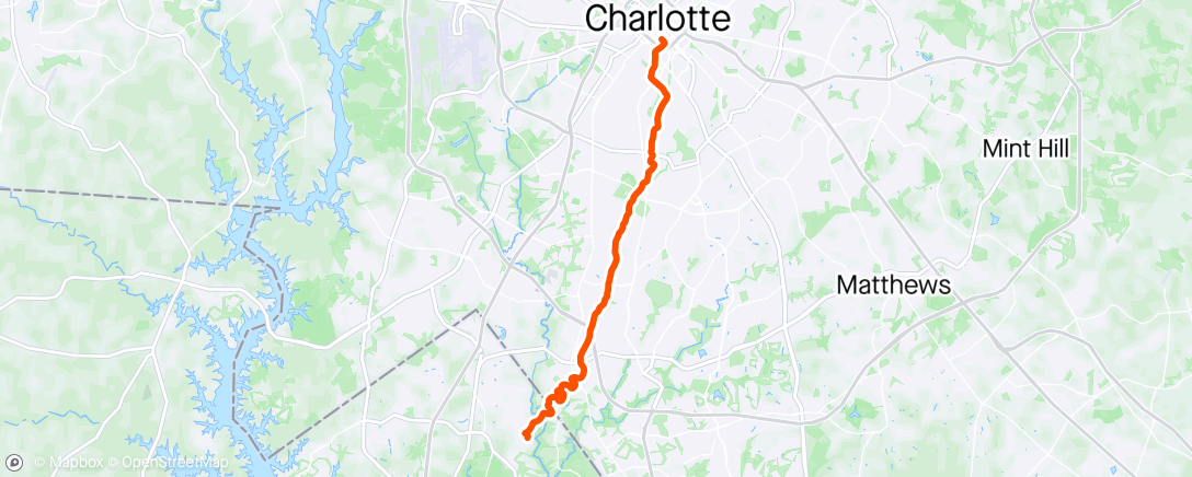 Map of the activity, 04/22/2024 Charlotte, NC - LSCG The Tale of the Tail