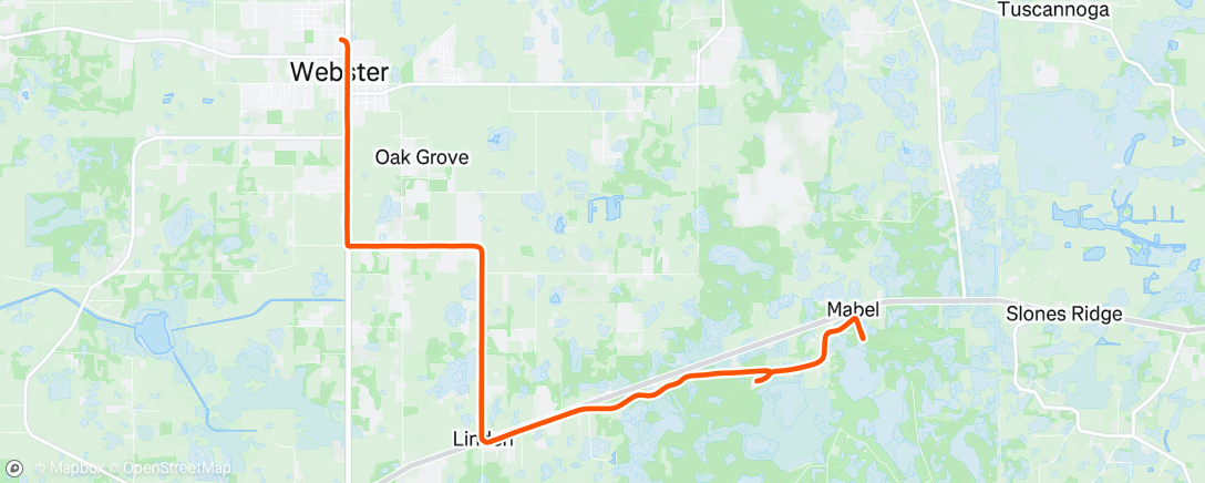 Map of the activity, Morning Ride