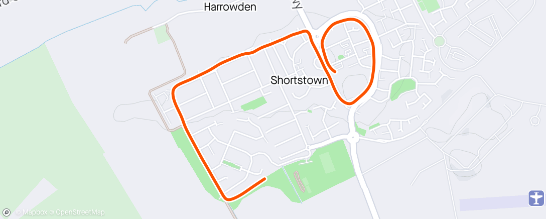 Mapa de la actividad, 2 miles 🎉 only 1 short walk